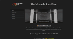 Desktop Screenshot of moreschilaw.com