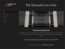 Tablet Screenshot of moreschilaw.com